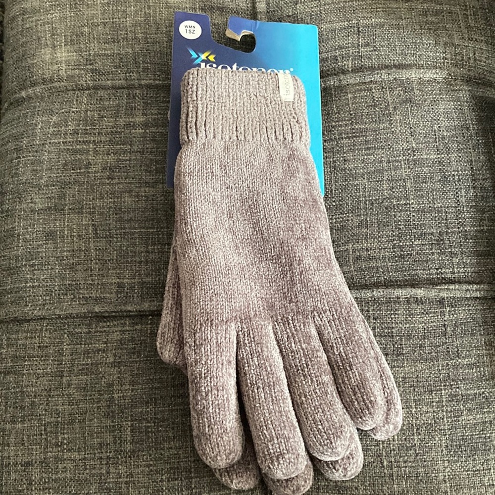 Grey Isotoner gloves - NWT
